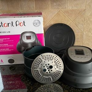 Instant Pot Air Fryer Lid 6 Quart